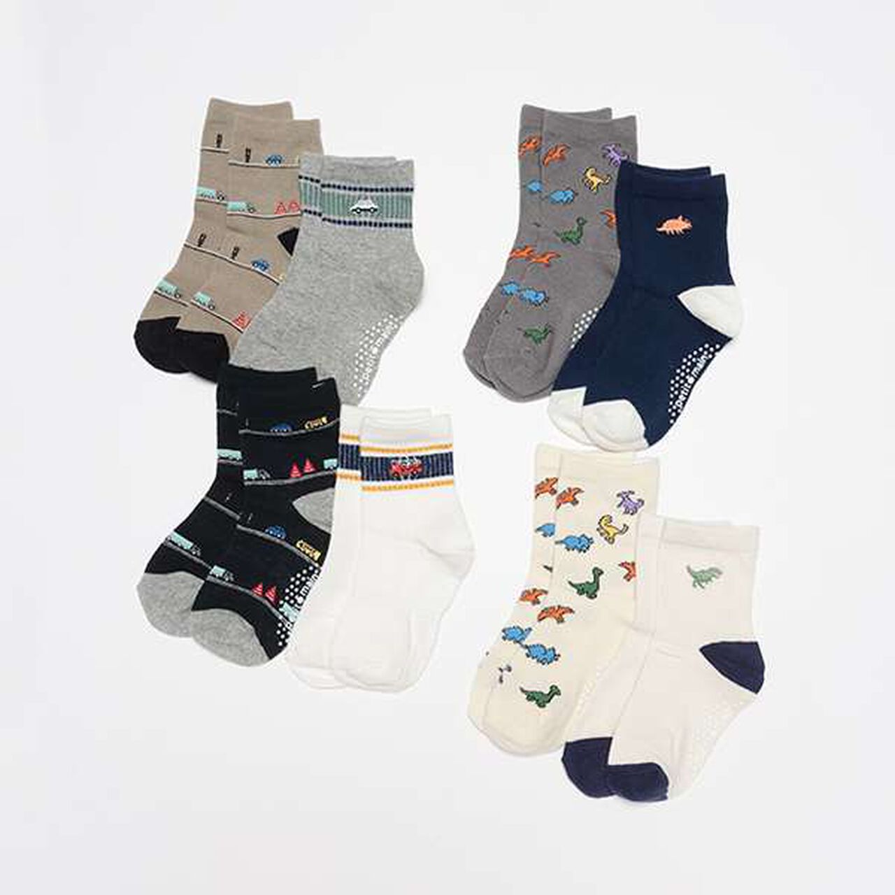 Boys' Assorted Socks,Light beige, large image number 7