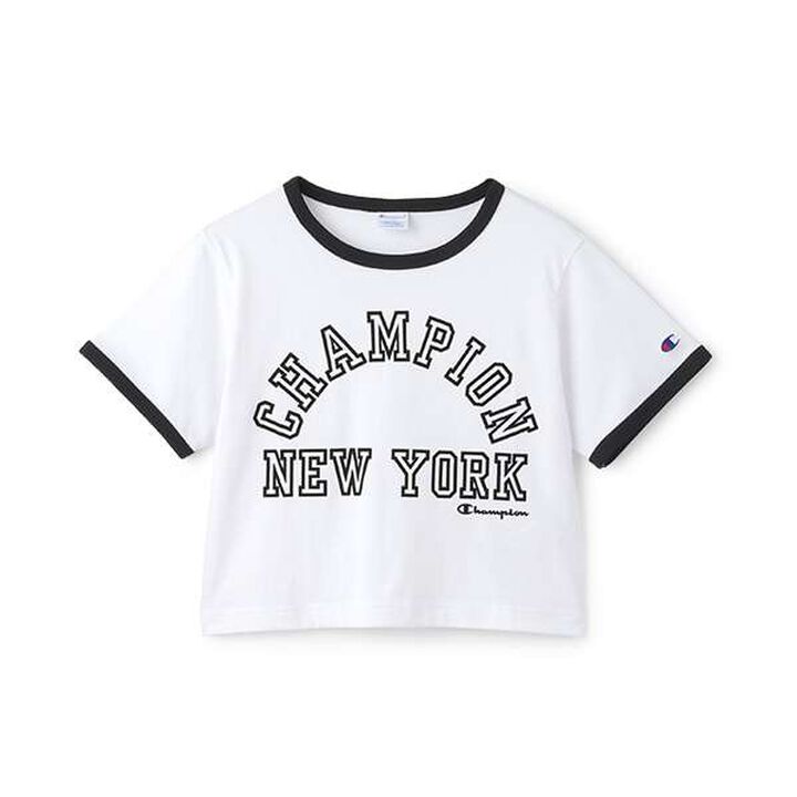 [Champion] Ringer Short Sleeve T-Shirt,Off white, medium image number 2
