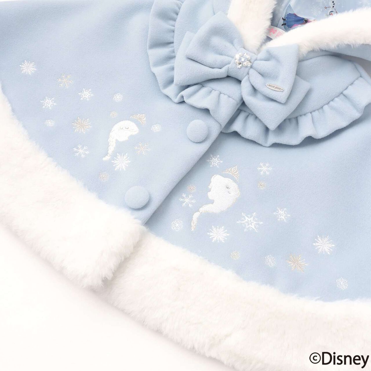 [Elsa] Frozen Character Poncho,Sax blue, large image number 5