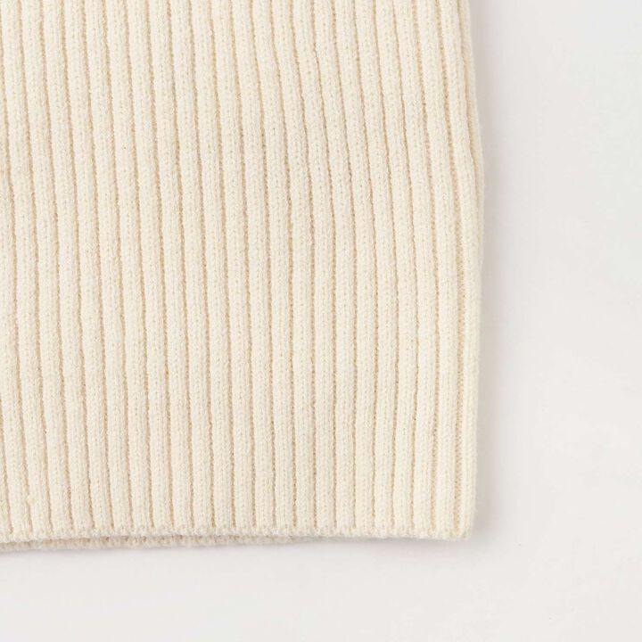 Fur Sleeve Knit Pullover,Ivory, medium image number 6