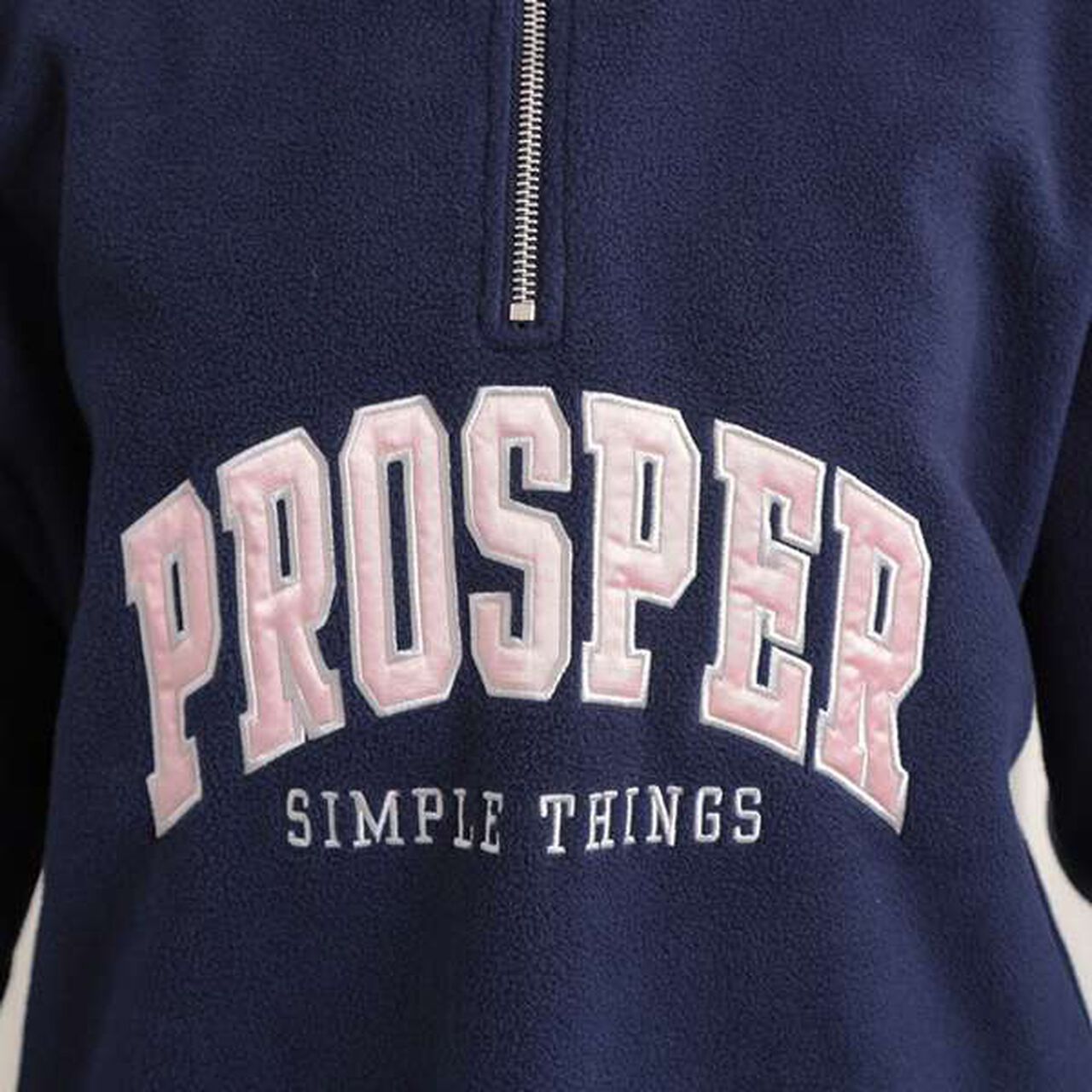 Half-Zip Fleece Sweatshirt,Light pink, large image number 18