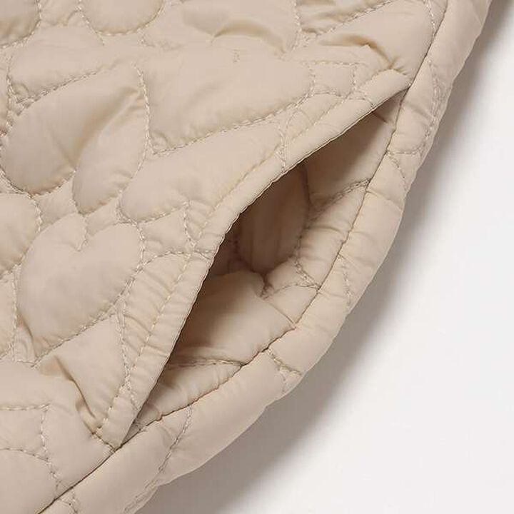 [Link] Assorted Quilted Jacket,Light beige, medium image number 3
