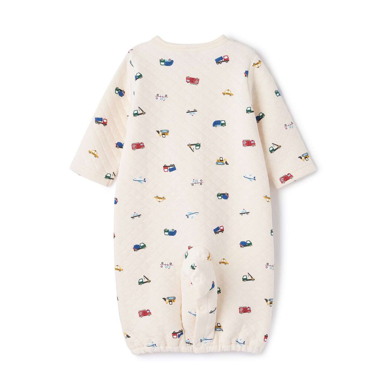 Quilted Car Pattern 2 WAY All-in-One,Off white, large image number 1