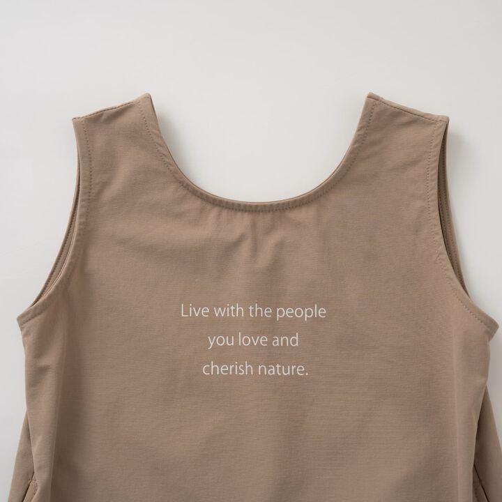 [Amphibious] Balloon Hem One-Piece Dress,Beige, medium image number 10