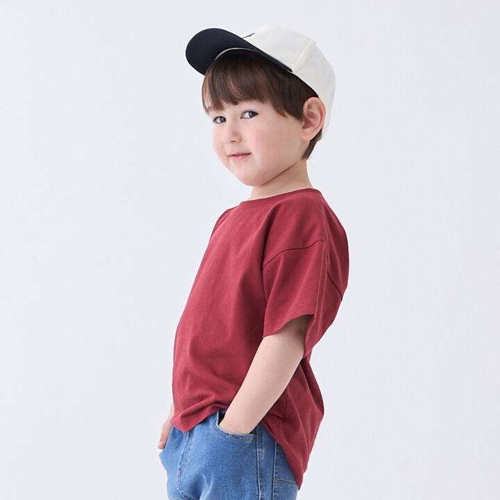 [Cool Touch] Back Appliqu&eacute; Short Sleeve T-Shirt,Beige, medium image number 2