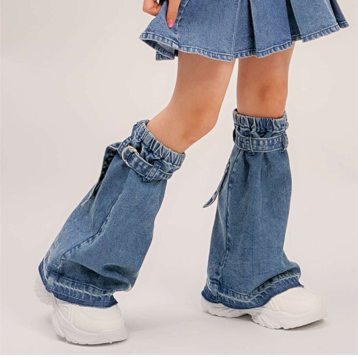 [Cool Touch] Denim Leg Covers,Blue, medium image number 0