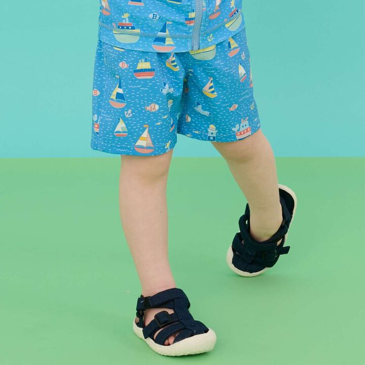 [SWIM] Marine Pattern Boys' Swim Pants [UV Protection],, medium