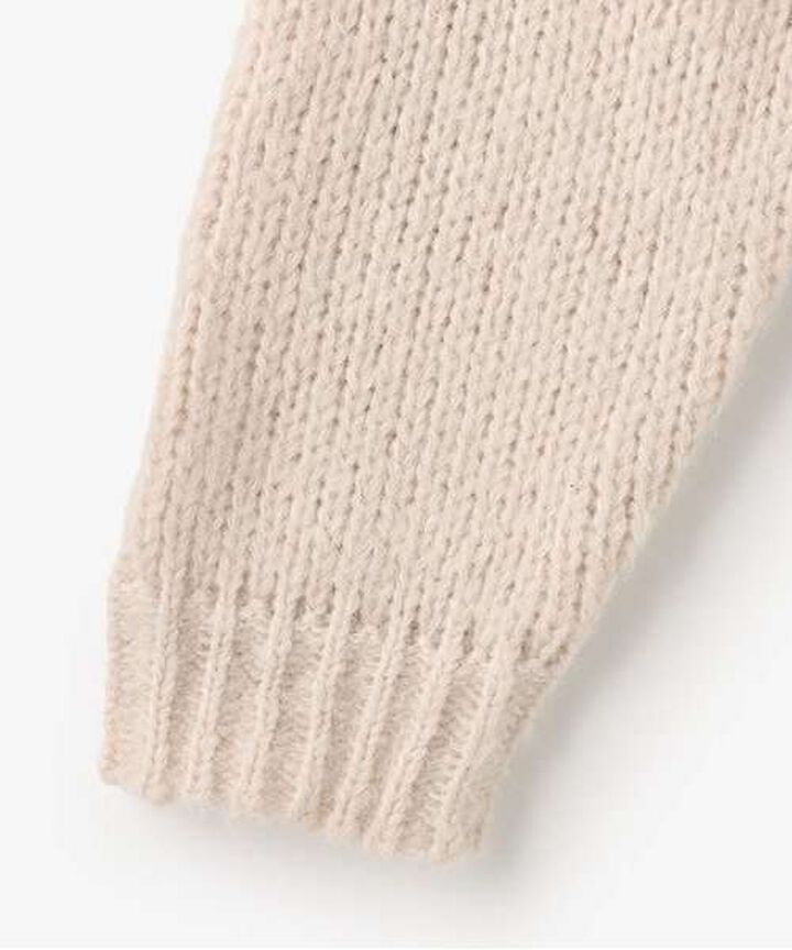 Short Knit Cardigan,Ivory, medium image number 4