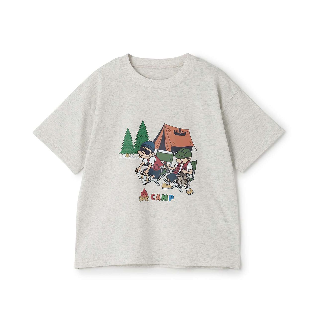 [100% Cotton] 365D OFUZAKE Summer Tee,Milky white, large image number 0