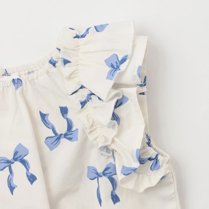 Link Ribbon All-Over Pattern Outfit Set,Pink, medium image number 7