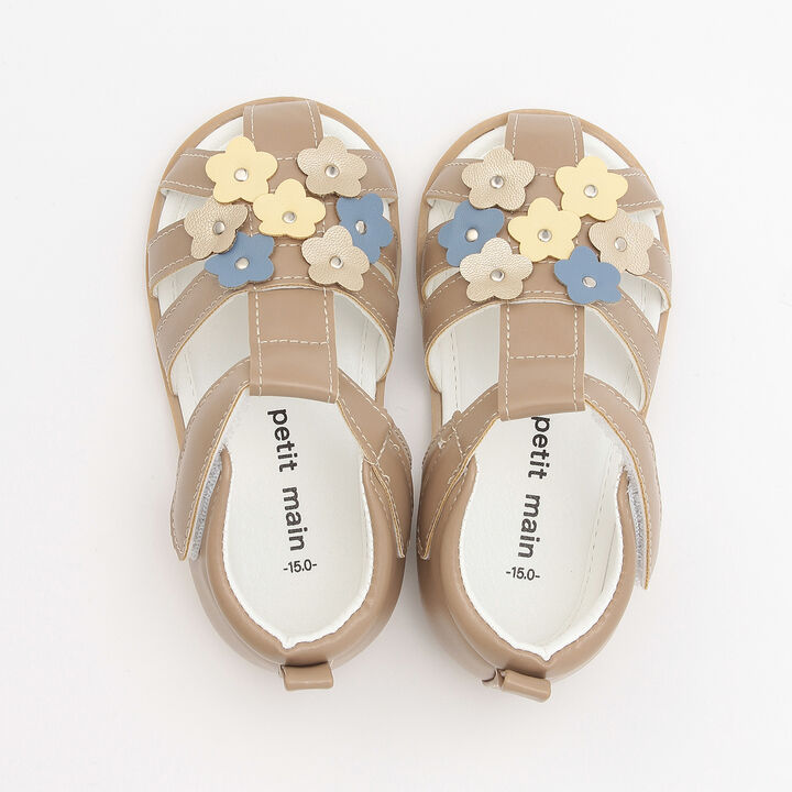 Many Flower Sandals,Pearl white, medium image number 4