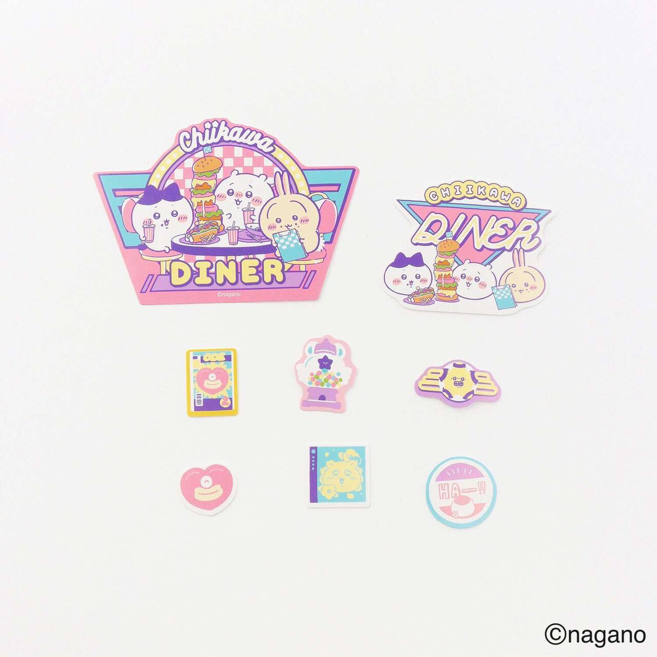 Chikawa Paper Bag with Stickers (51 Pieces),Purple, large image number 3