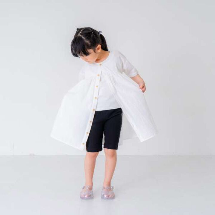 Boiled Gathered One-Piece Dress,Off white, medium image number 15