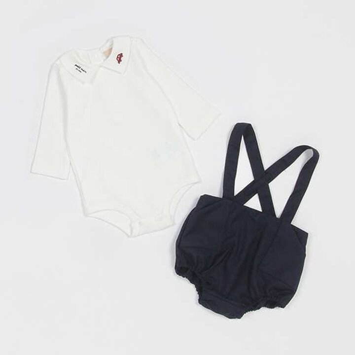 Suspender Pants Set,Ivory, medium image number 13