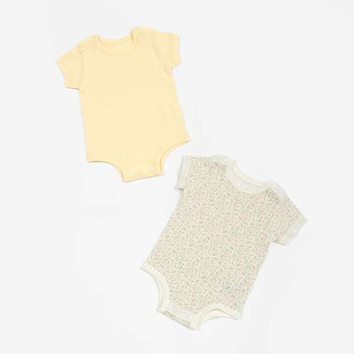 [Organic] Bodysuit,Lemon yellow, medium image number 0
