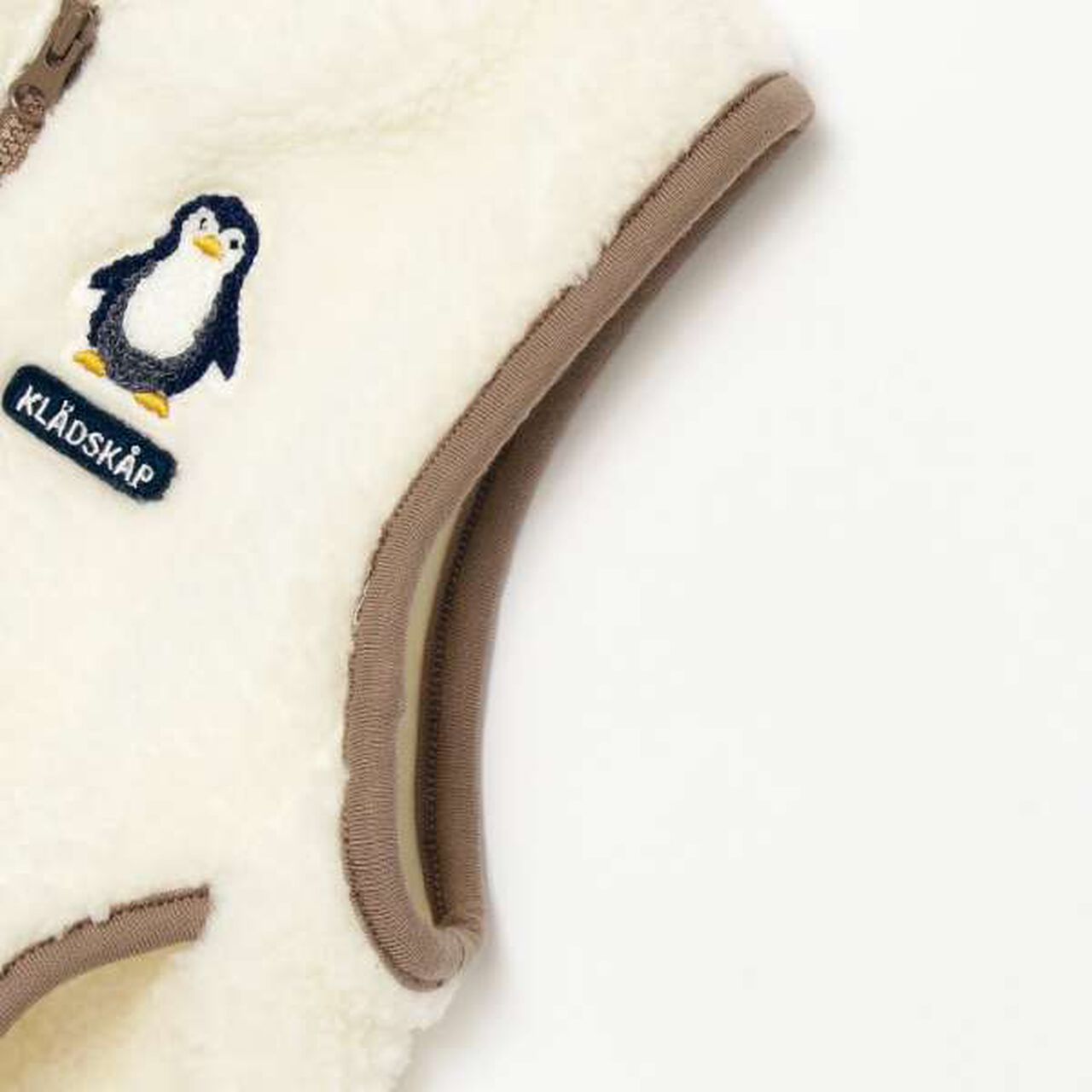 Penguin Boa Vest,Off white, large image number 4