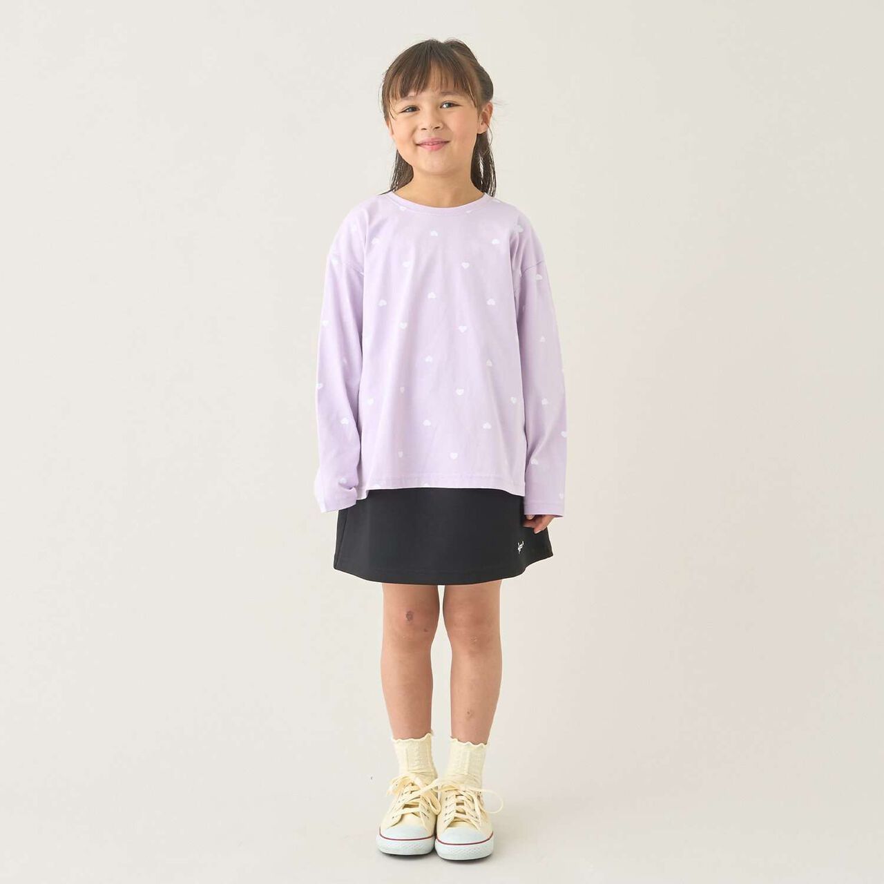 [School-Ready] Puff Sweat Skirt (with Shorts),Ivory, large image number 27