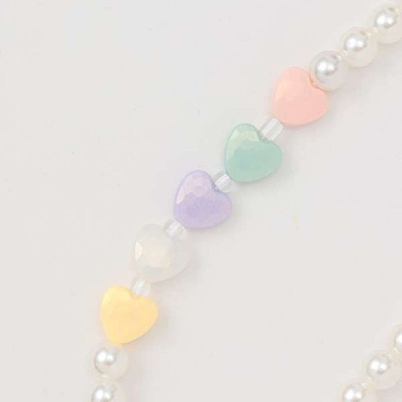 Heart Pearl Charm,Pearl white, large image number 3