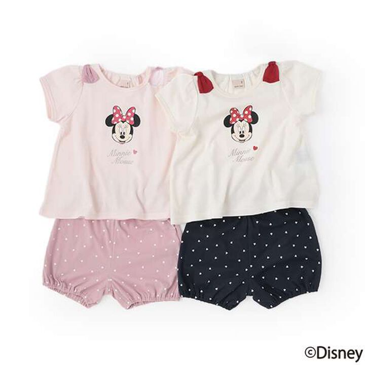 [Disney] Minnie Pajamas,Light pink, medium image number 16