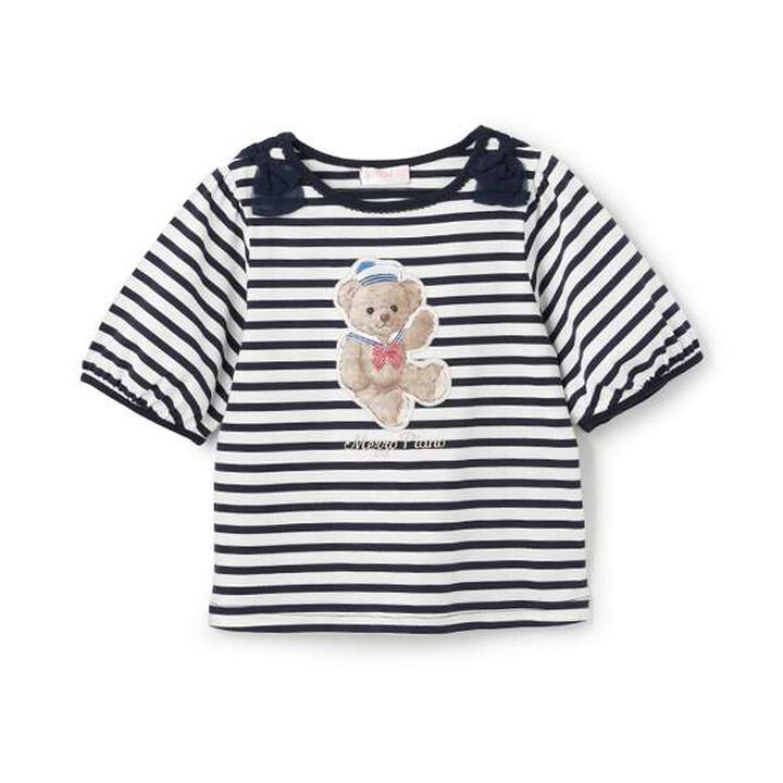 Marine Bear 5-Minute Sleeve T-Shirt,Lilac, medium image number 11