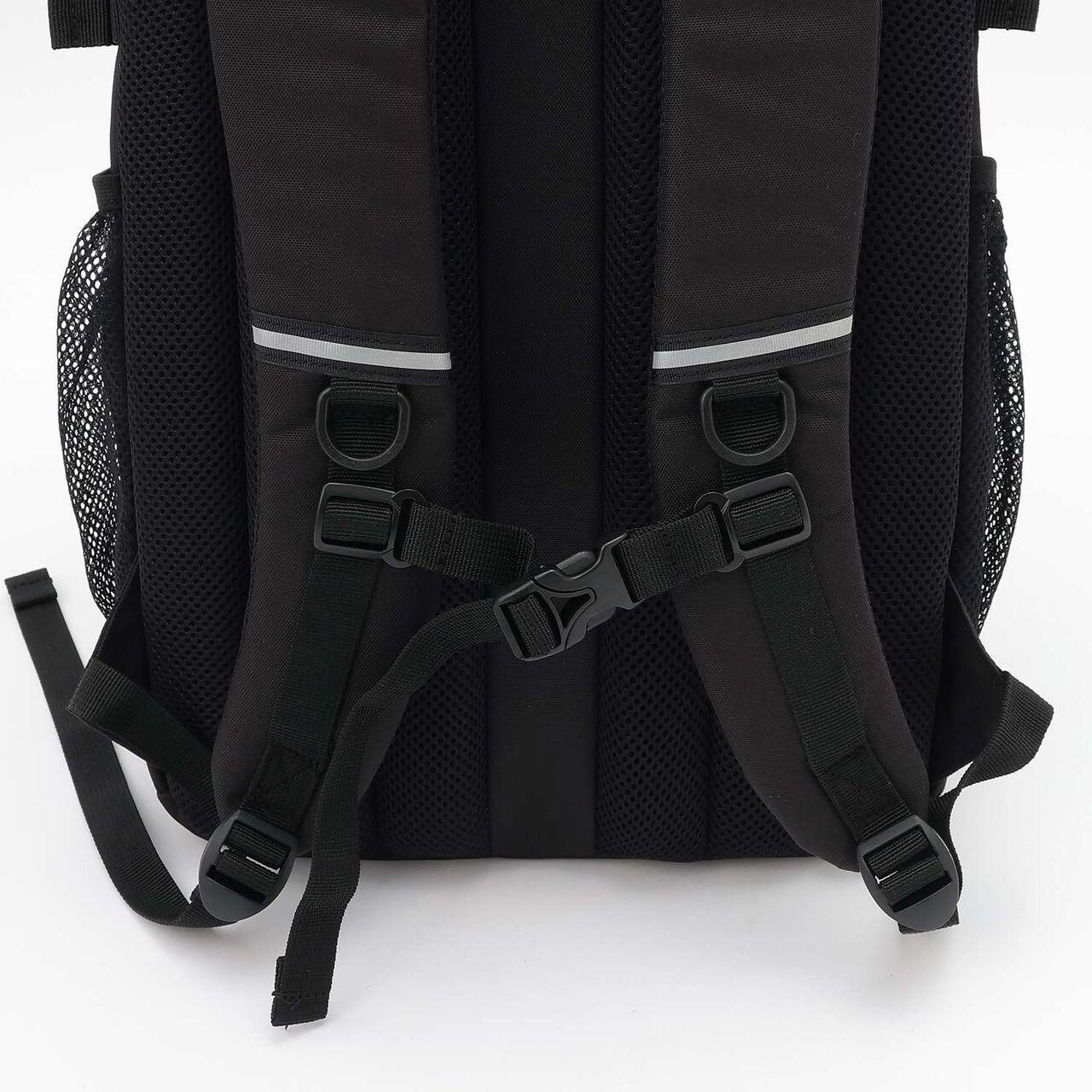 [Lightweight] [Water Repellent] 32L Bucket-Shaped School Backpack,Black, large image number 6
