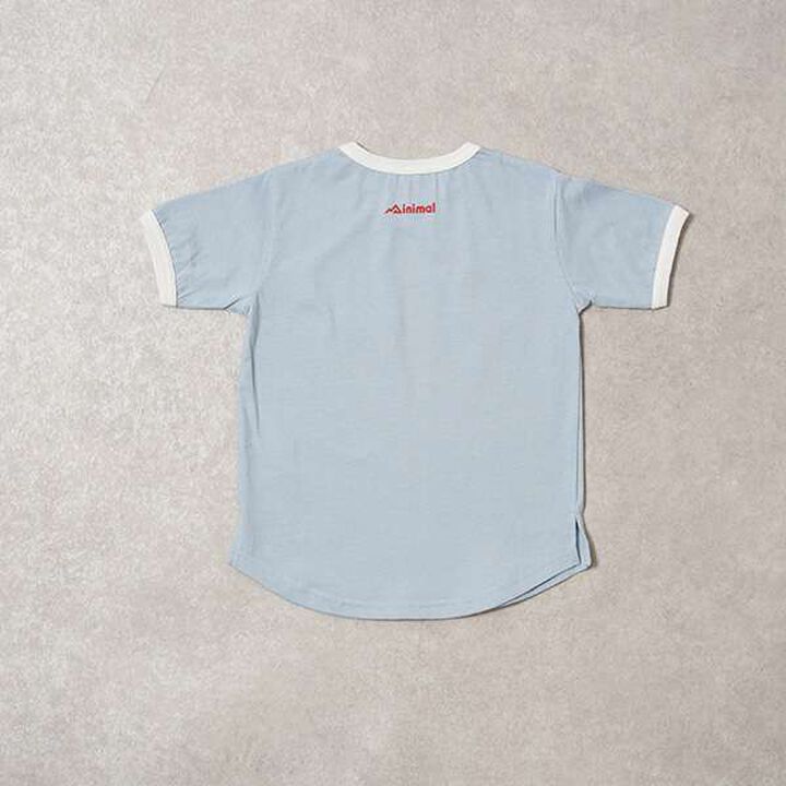 Water-Repellent Land Hem Linger T-Shirt,Khaki, medium image number 8