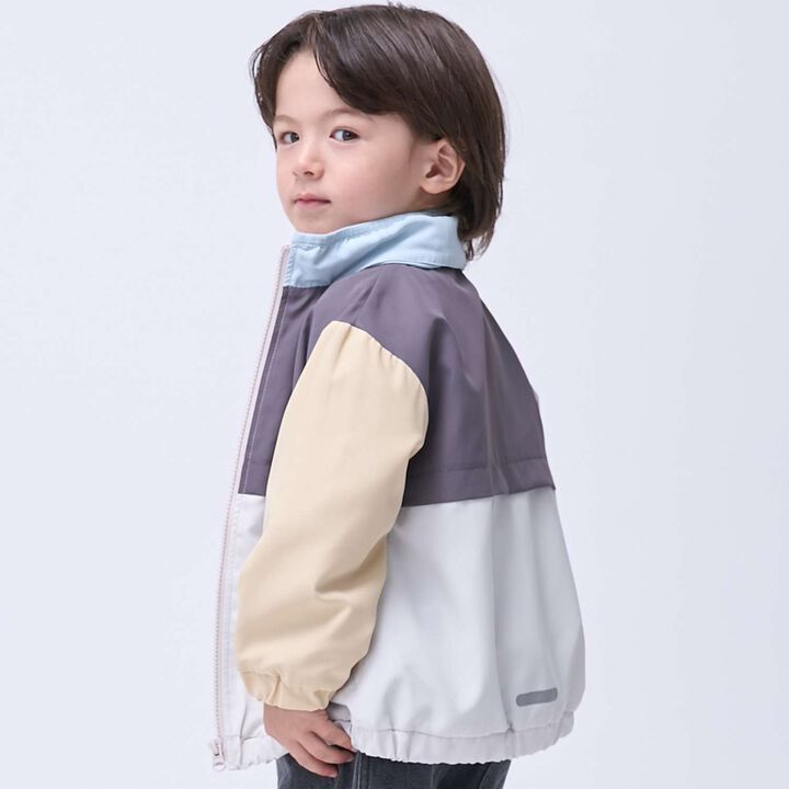 [防潑水加工] 撞色風衣外套,多色, medium image number 1