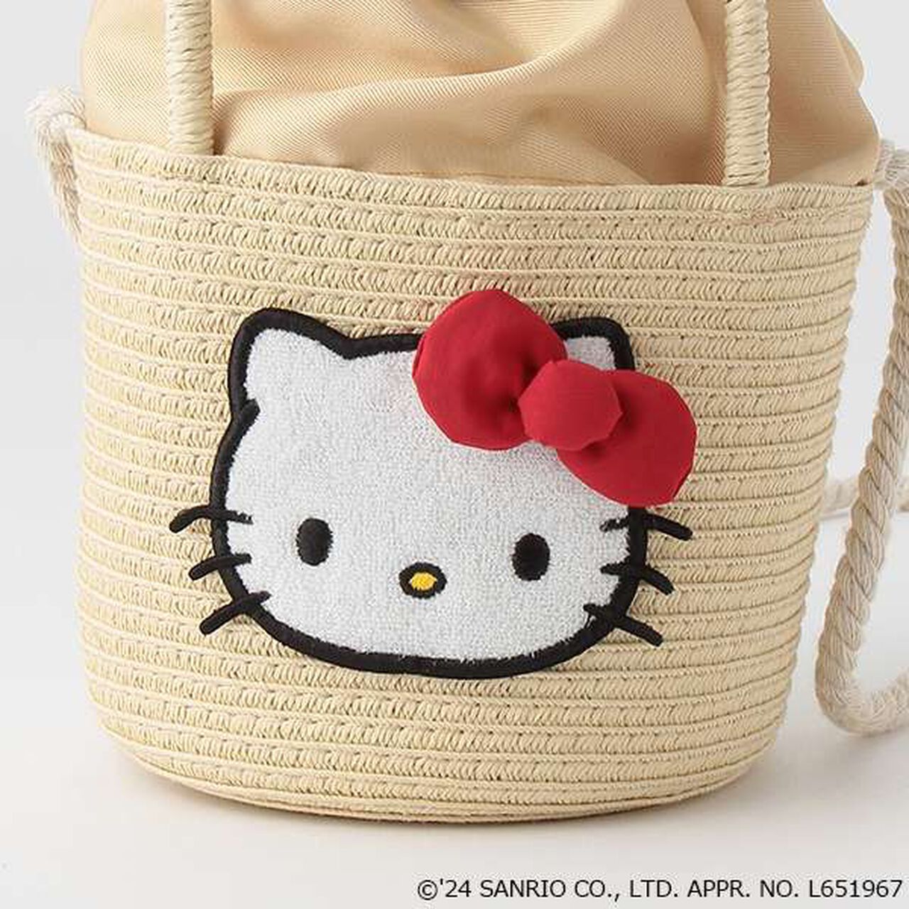 [Sanrio] Kitty 2-Way Pouch,Red, large image number 4