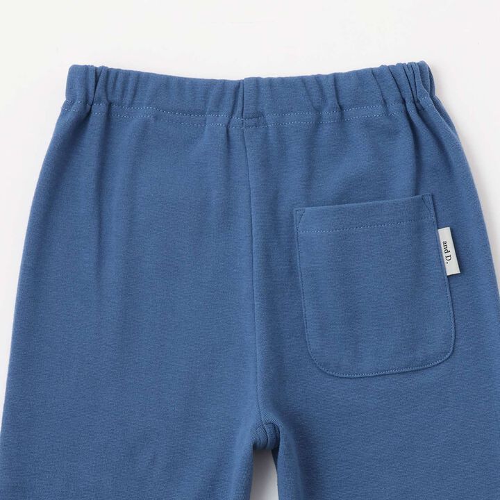 [365D] Anti-Stain Finish Jersey Knit 6/7 Length Leggings,Blue gray, medium image number 4