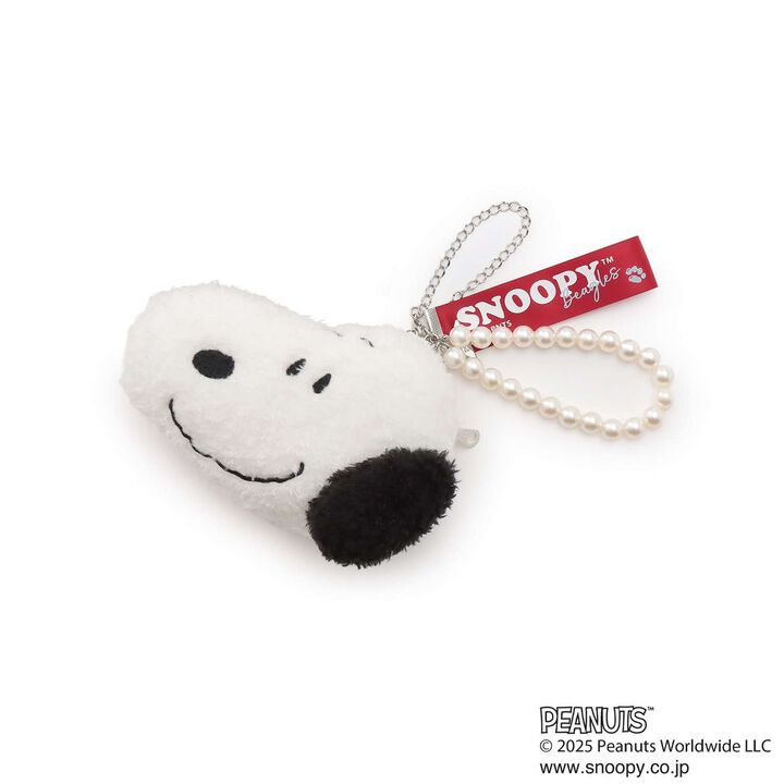 Snoopy Face Pouch [PEANUTS],White, medium image number 1