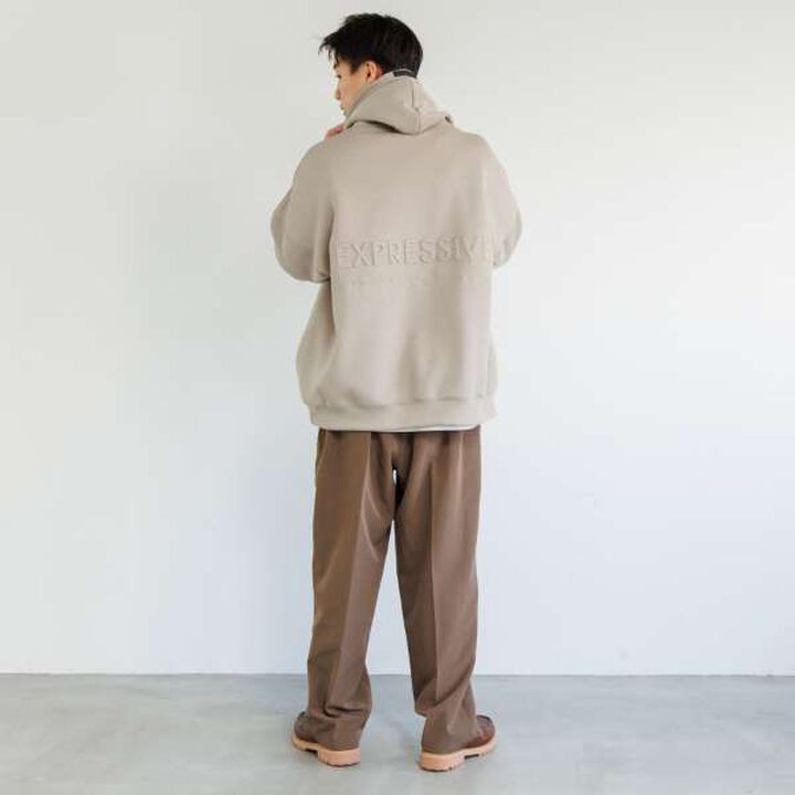 Cardboard Embossed Big Parka,Black, medium image number 1