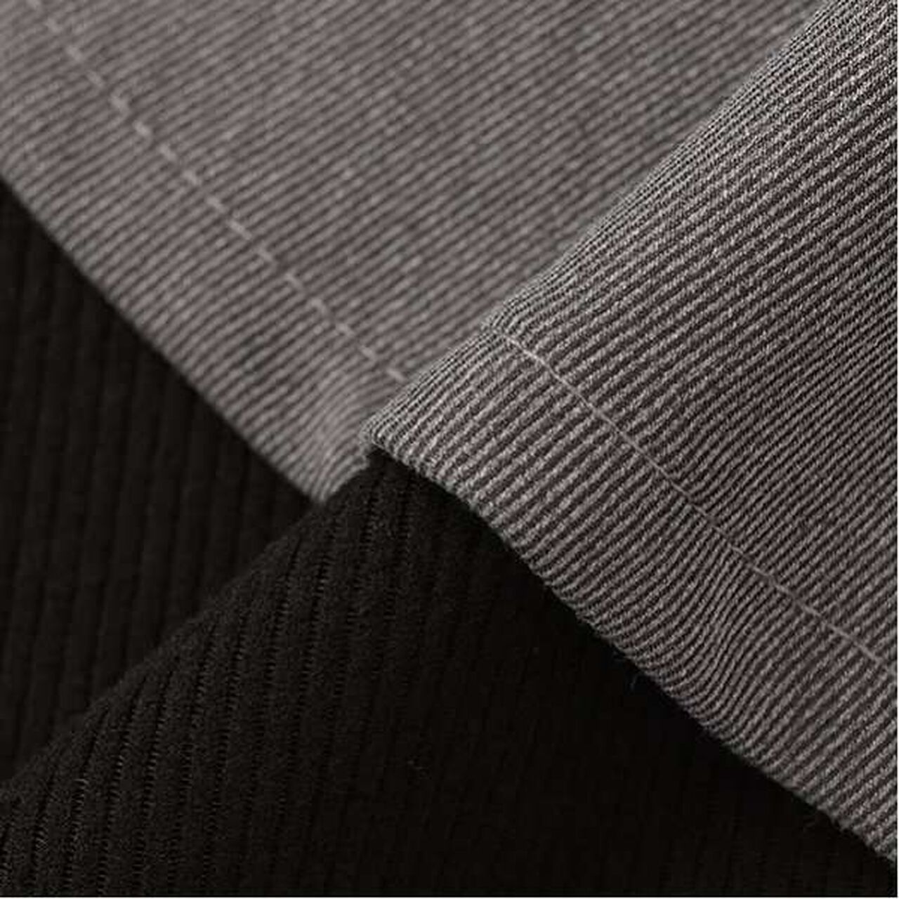 TR Jumper Skirt T-Shirt Set,Black, large image number 5