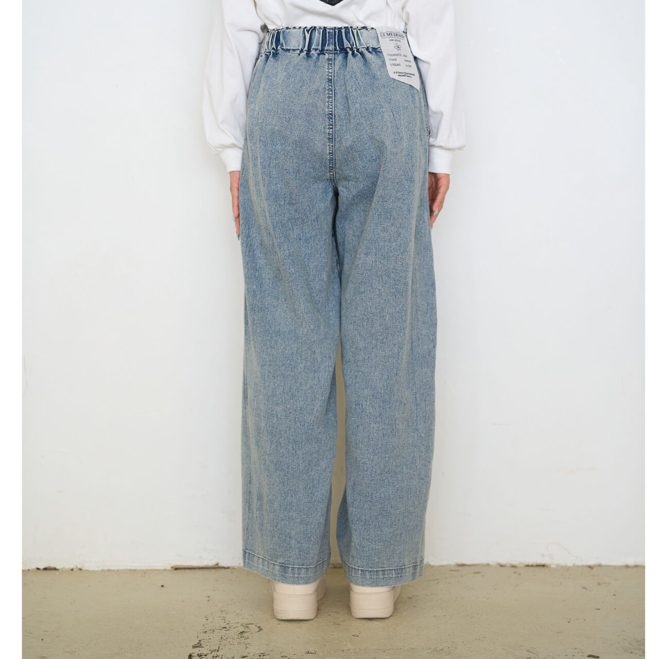 [ME DENIM] Stretch Quick-Dry Easy Pull-On Pants,Gray, large image number 23
