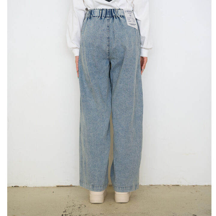 [ME DENIM] Stretch Quick-Dry Easy Pull-On Pants,Gray, medium image number 23