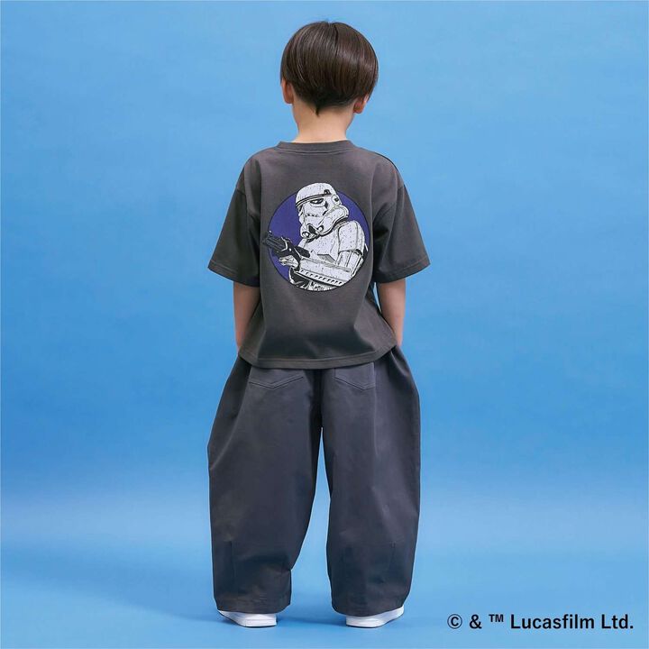 [STAR WARS] [Anti-Stain・Quick-Dry・Shape Retaining] Assorted Back Print T-Shirt [MNCM],Charcoal gray, medium image number 25