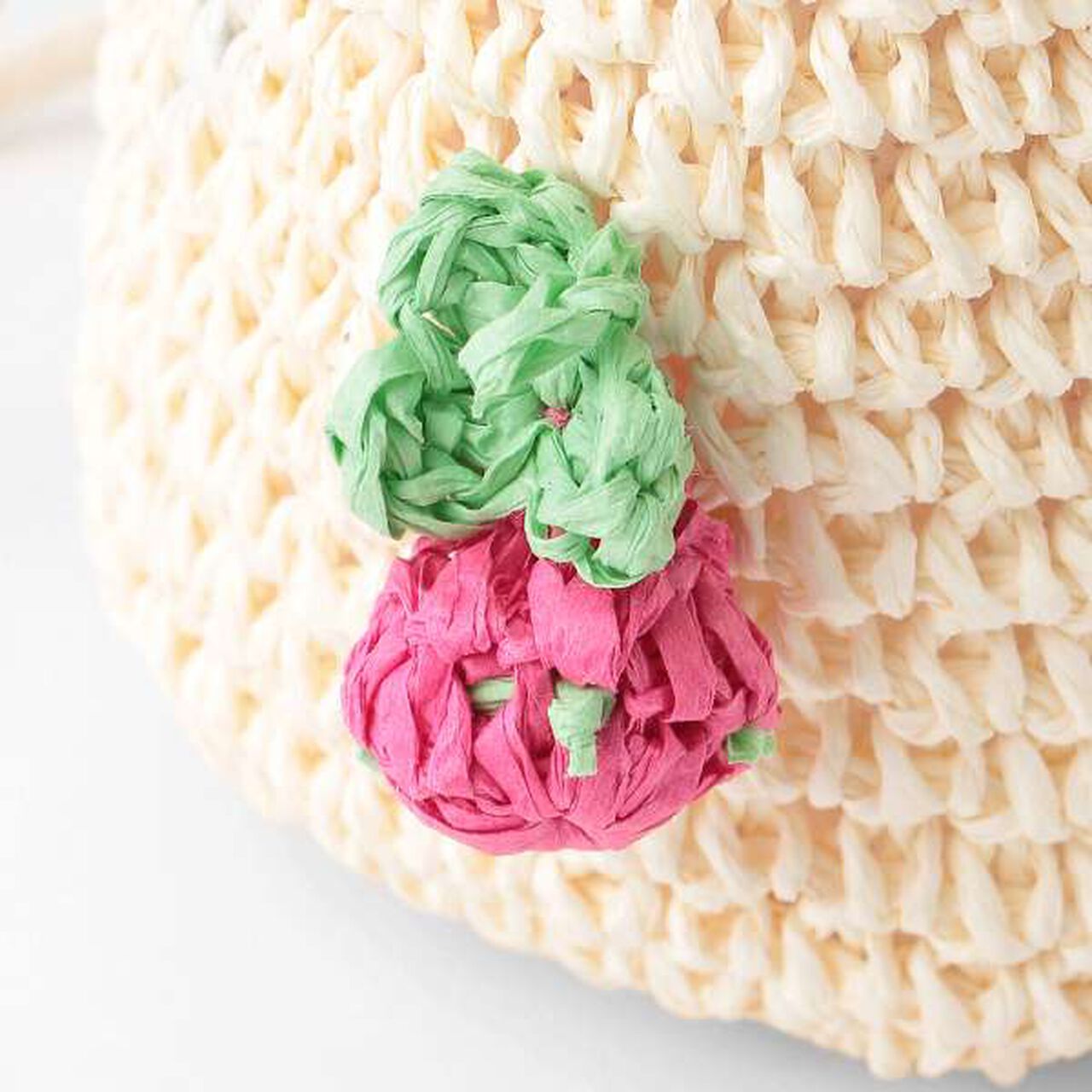 Woven Fruit Bag,Beige, large image number 8