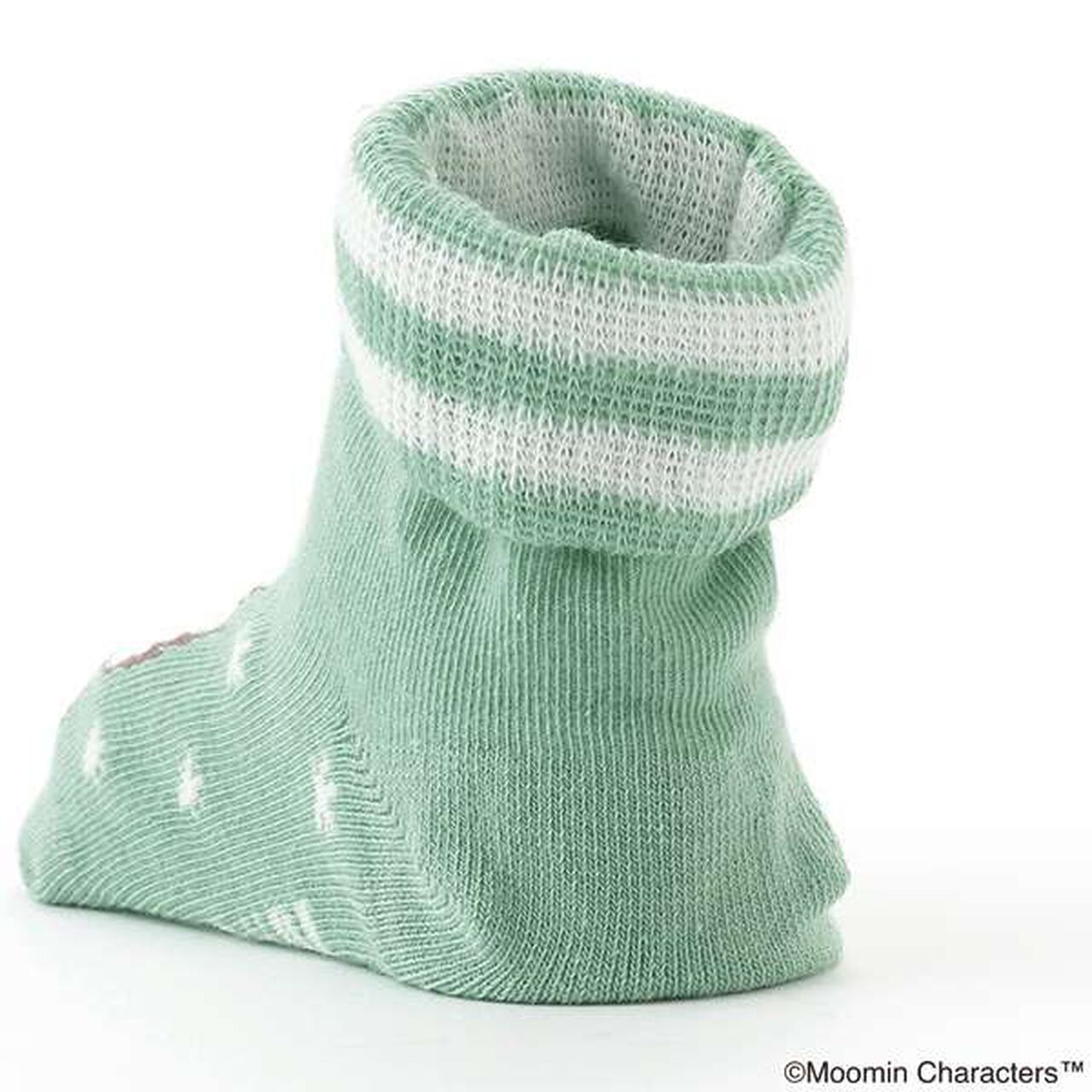 MOOMIN Nyoro-Nyoro Cup Socks,Light green, large image number 8