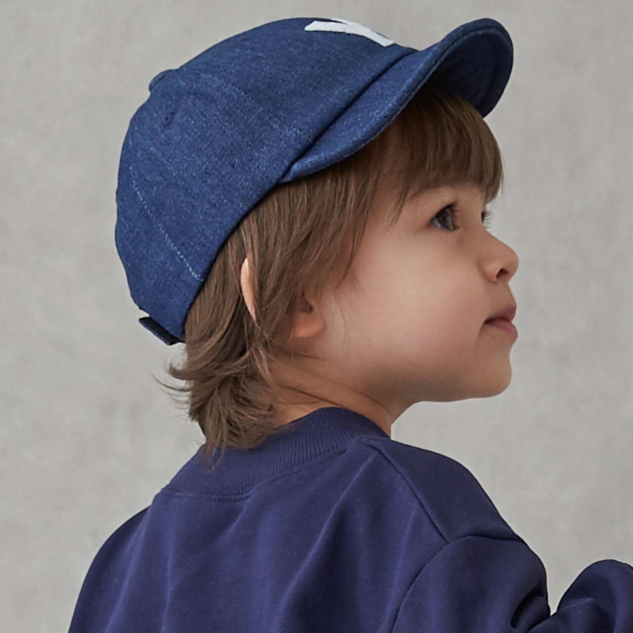 Alphabet Logo Cap,Navy, large image number 1