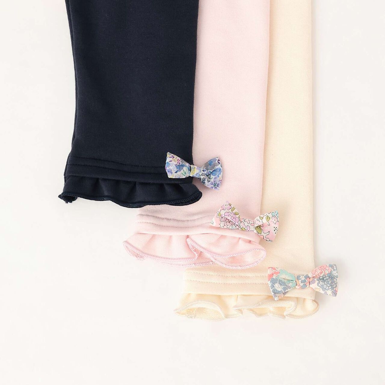 Organic Ribbon Leggings,Pearl white, large image number 4