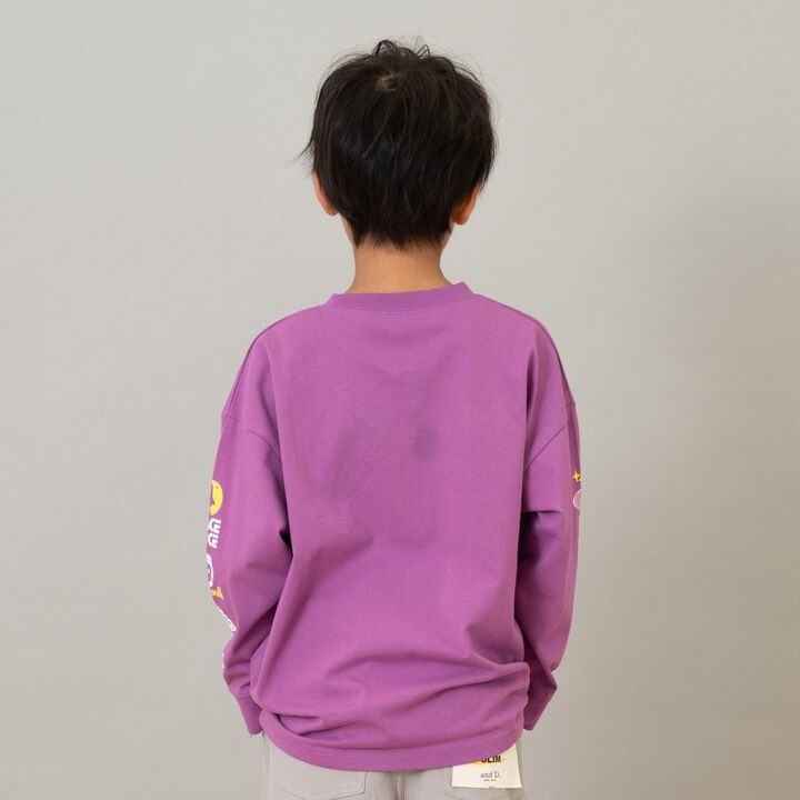 100% Cotton Assorted Sleeve Printed Long Sleeve T-Shirt,Cinnamon, medium image number 9