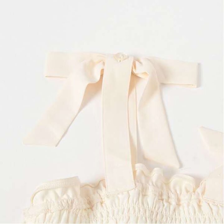 Shoulder Ribbon Fluffy Tulle Tunic,Black, medium image number 8