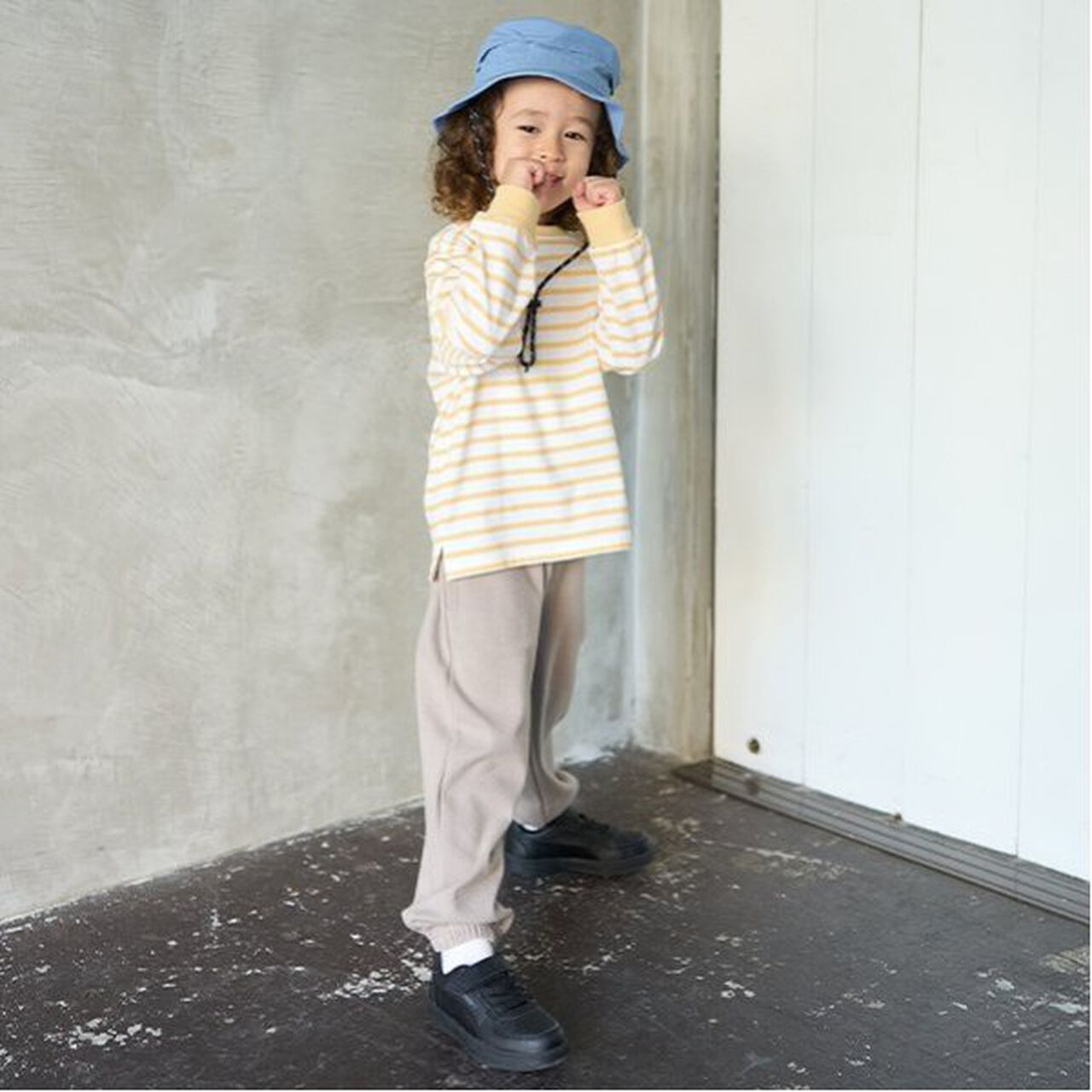 [Comfortable Jersey] Stripe Long-Sleeve T-Shirt,Mustard, large image number 16