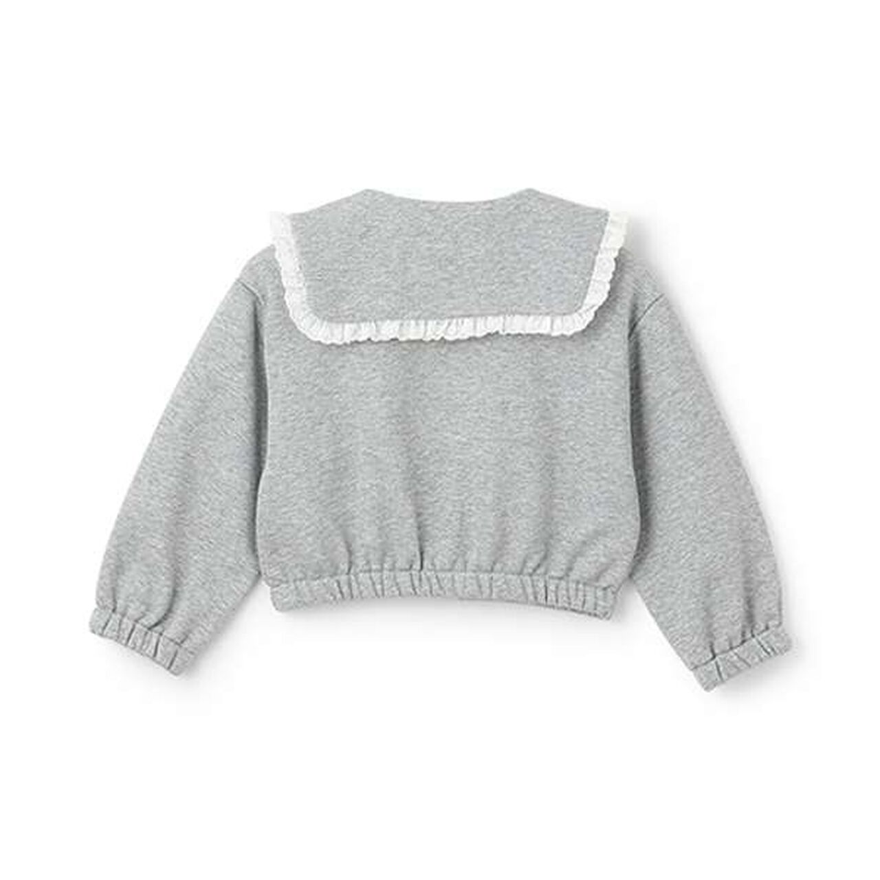 [Lycee Mine Ballet Series] Coordinatable Setup Sailor Collar Full-Zip Sweatshirt,Light blue, large image number 8