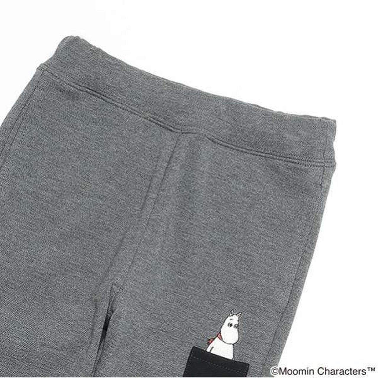 [MOOMIN] Moomin House Long-Length Leggings,Charcoal gray, large image number 11
