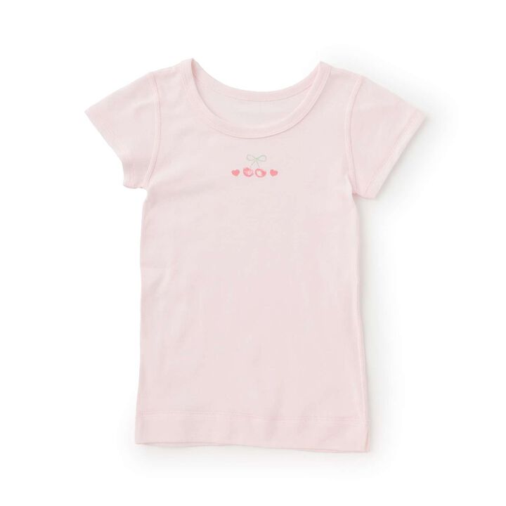 Short-Sleeve Undershirt,Pink, medium image number 0