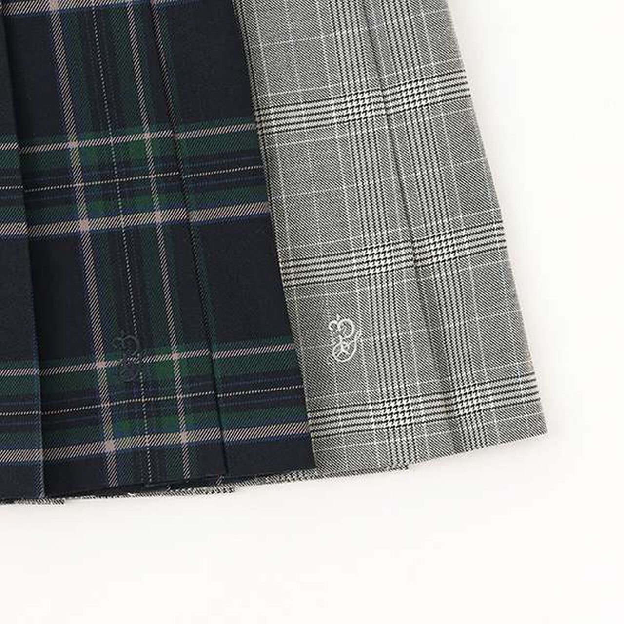 Best × Pleated Skirt-Pants Outfit Set,Navy, large image number 4