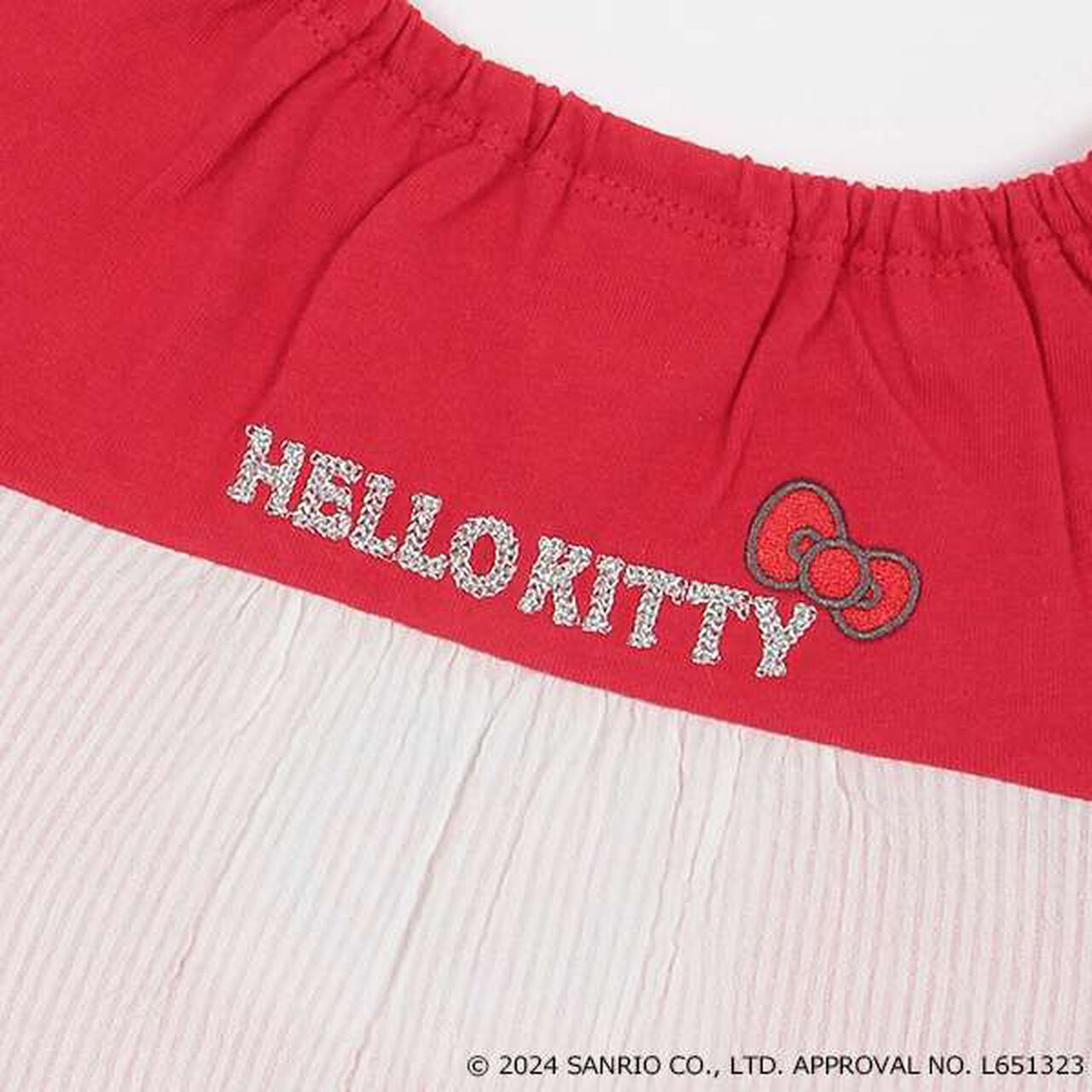 Sanrio Characters Motif T-Shirt (Kids),Light pink, large image number 2