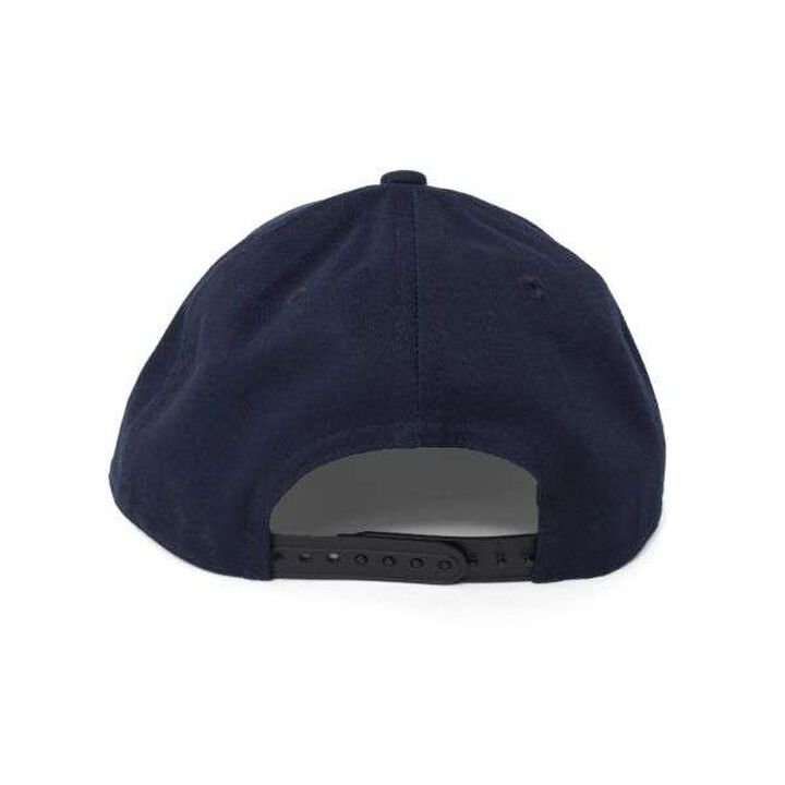 Twill Embroidered Straight Visor Cap,Navy, medium image number 10