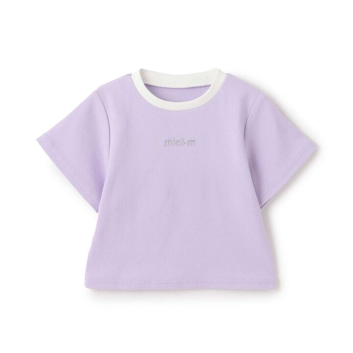 Sleek Plus Quick-Dry Ribbed Short-Sleeve Kids T-Shirt,Red, medium image number 17