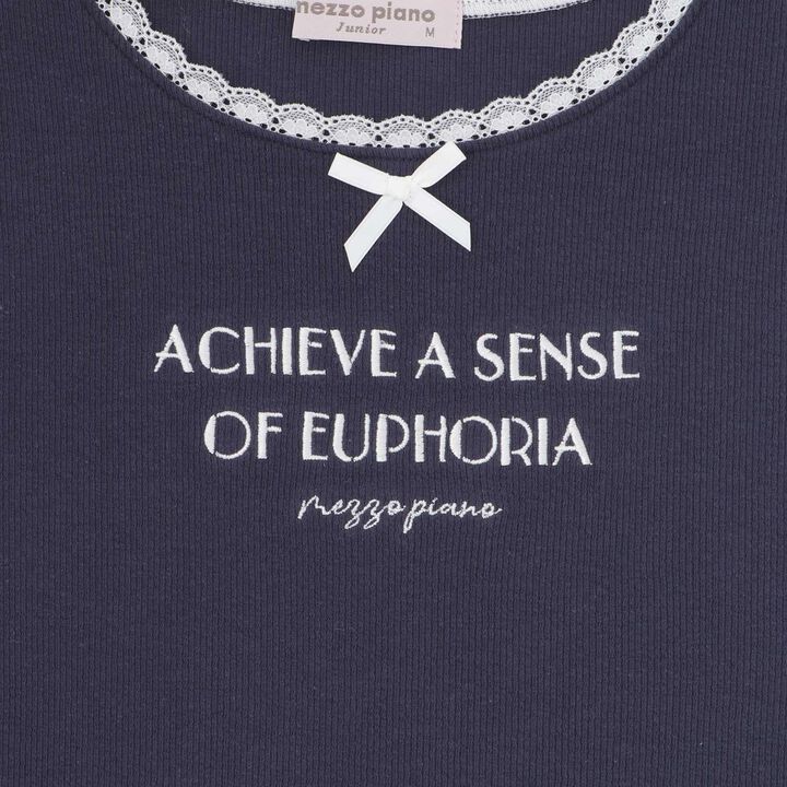 Shirt & Lace T-Shirt Set,Gray, medium image number 4